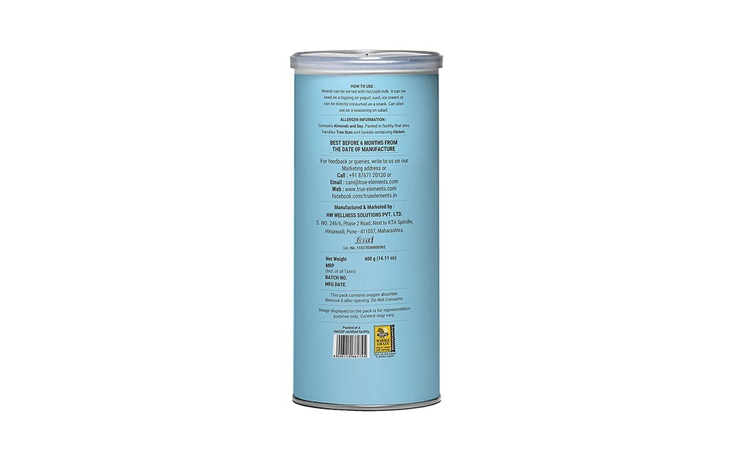 True Elements Muesli Multigrain Diet    Jar  400 grams